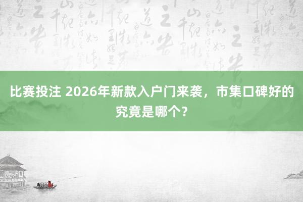 比赛投注 2026年新款入户门来袭，市集口碑好的究竟是哪个？